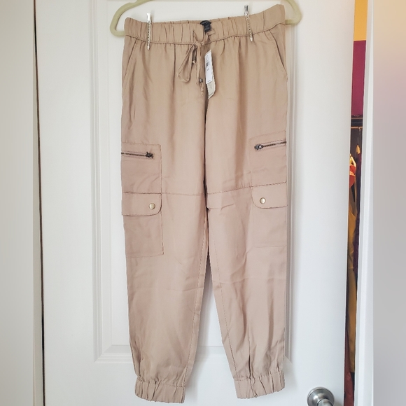 Banana Republic Factory Pants - BRF Khaki Tencel Cargo Joggers